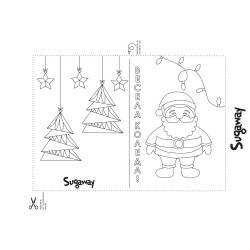Christmas Card Santa Christmas Card Santa